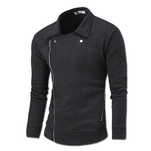 Men Irregular Zipper Jackets and Coats Cardigans Hoodies Sweatshirts Sportswear Men's Casual Slim Fit Hoodies BL