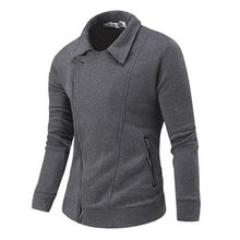 Men Irregular Zipper Jackets and Coats Cardigans Hoodies Sweatshirts Sportswear Men's Casual Slim Fit Hoodies BL