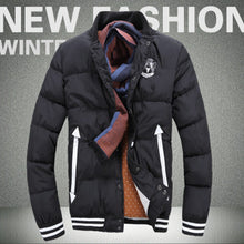 Men Jacket Coat Parkas Trench Coat Outwear Men's Casual Slim Fit Thickening Cotton Down Coat Jacket Parkas BL