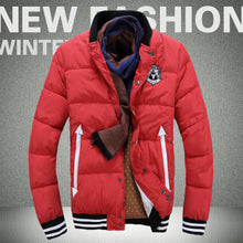 Men Jacket Coat Parkas Trench Coat Outwear Men's Casual Slim Fit Thickening Cotton Down Coat Jacket Parkas BL