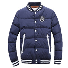 Men Jacket Coat Parkas Trench Coat Outwear Men's Casual Slim Fit Thickening Cotton Down Coat Jacket Parkas BL