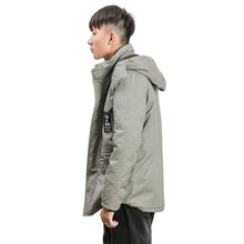 Men Jackets and Coats Jaqueta Masculina Men's Casual Slim Fit Padded Cotton Hooded Veste Homme Jackets BL