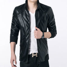 Men Leather Jacket Jacket For Men's Clothing Slim Fit Jacket Plus Size Men Jacket BL
