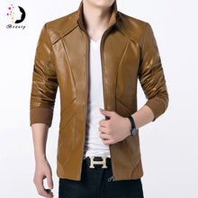 Men Leather Jacket Jacket For Men's Clothing Slim Fit Jacket Plus Size Men Jacket BL