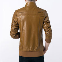 Men Leather Jacket Jacket For Men's Clothing Slim Fit Jacket Plus Size Men Jacket BL