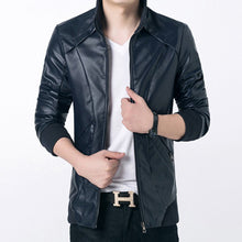 Men Leather Jacket Jacket For Men's Clothing Slim Fit Jacket Plus Size Men Jacket BL