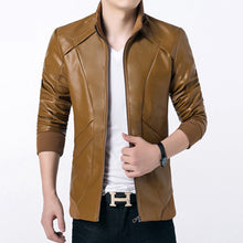 Men Leather Jacket Jacket For Men's Clothing Slim Fit Jacket Plus Size Men Jacket BL