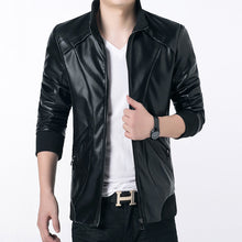 Men Leather Jacket Jacket For Men's Clothing Slim Fit Jacket Plus Size Men Jacket BL