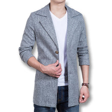 Men Long Nylon Parkas Coats Jackets Windbreakers Men's Casual Slim Fit Blends Coats Jackets Nylon Coats Long Parkas BL