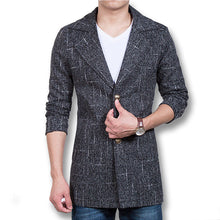 Men Long Nylon Parkas Coats Jackets Windbreakers Men's Casual Slim Fit Blends Coats Jackets Nylon Coats Long Parkas BL