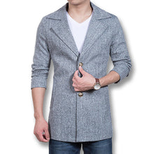 Men Long Nylon Parkas Coats Jackets Windbreakers Men's Casual Slim Fit Blends Coats Jackets Nylon Coats Long Parkas BL