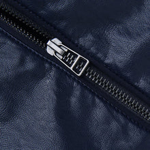 Men Leather Pu Jackets and Coats Men's Casual Slim Fit Large Size Jackets Coats Cardigans Outwear BL