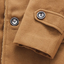 Men Padded Coat Jacket Parkas Trench Coat Men Casual Slim Fit Thickening Large Size Wool Padded Coat BL