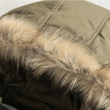 Men Parkas Jacket Coat Men's Casual Slim Fit Thickening Plus Velvet Down Parkas Jacket Cotton Coat Outwear BL