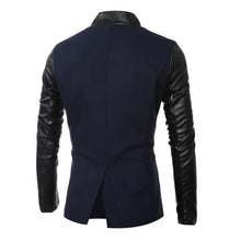 Men Patchwork Blazers and Jackets Coats Herren Anzug Men's Casual Slim Fit Long Sleeved Blazers Veste De Loisir BL