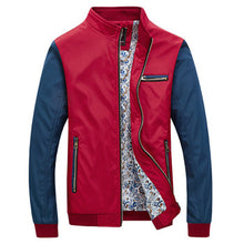 Men Patchwork Zipper Jackets Coats Jaqueta Masculina Men's Casual Slim Fit Large Size Veste Homme Jackets BL