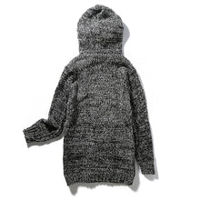 Men Plus Size Hooded Coats Sweaters Sweatercoats Cardigans Men's Casual Slim Fit Knitted Sweaters Hombre BL