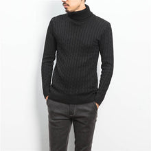 Men Plus Size Turtleneck Sweaters Pullovers Men's Casual Slim Fit Long Sleeved Knitted Sweaters Hombre BL