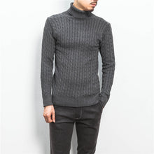 Men Plus Size Turtleneck Sweaters Pullovers Men's Casual Slim Fit Long Sleeved Knitted Sweaters Hombre BL