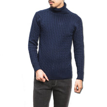 Men Plus Size Turtleneck Sweaters Pullovers Men's Casual Slim Fit Long Sleeved Knitted Sweaters Hombre BL