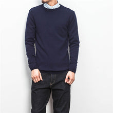 Men Plus Size Sweaters Pullovers Men's Casual Slim Fit Long Sleeved O Neck Knitted Sweaters Pullovers Hombre BL