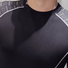 Men Printing Funny T Shirts Tees Tops Camisa Masculina Men's Casual Slim Fit O Neck Long Sleeved T Shirts BL