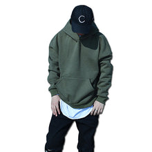 Men Solid Color Hoodies and Sweatshirts Pullovers Sportswear Men's Casual Slim Fit Fleece Hooded Coats BL