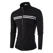 Men Stand Collar Jackets Coats Cardigans Sweatshirts Hoodies Men's Casual Slim Fit Large Size Zipper Jackets BL