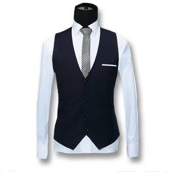 casual dress vests for men Men Suit Vests Blazers Jackets Business Men Dress Vests Colete Masculi – beautylifeo