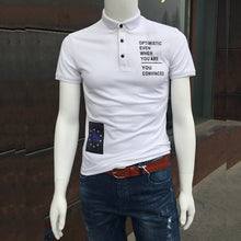 Men Turn Down Collar Polo Shirts Men's Casual Slim Fit Large Size Short Sleeved Polo Shirts Outwear Hombre BL