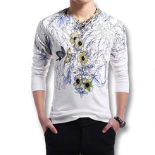 Men Sweaters and Pullovers Men's Casual Slim Fit Large Size Long Sleeved Knitted Wool Floral Sweaters Pullovers Men BL