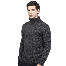 Men Turtleneck Sweaters and Pullovers Hombre Menswear Men's Casual Slim Fit Long Sleeved Knitted Sweaters BL
