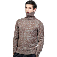 Men Turtleneck Sweaters and Pullovers Hombre Menswear Men's Casual Slim Fit Long Sleeved Knitted Sweaters BL