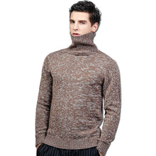 Men Turtleneck Sweaters and Pullovers Hombre Menswear Men's Casual Slim Fit Long Sleeved Knitted Sweaters BL