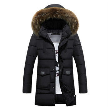 Men Wadded Hooded Padded Jackets Coats Jaqueta Masculina Veste Homme Parkas Men's Casual Slim Fit Jackets BL