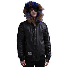 Men Cotton Jackets with Fur Coats Jaqueta Masculina Men's Casual Slim Fit Padded Hooded Veste Homme Jackets BL