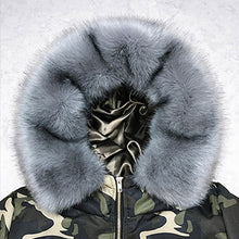 Men Cotton Padded Hooded Jackets with Fur Jaqueta Masculina Men's Casual Slim Fit Camouflage Jackets Hombre BL