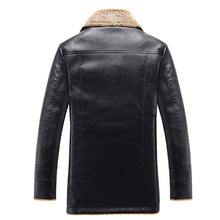 Men Fleece Leather PU Cotton Jackets Coats Jaqueta Masculina Men's Casual Slim Fit Veste Homme Padded Jacket BL