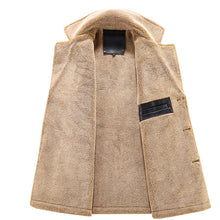 Men Fleece Leather PU Cotton Jackets Coats Jaqueta Masculina Men's Casual Slim Fit Veste Homme Padded Jacket BL