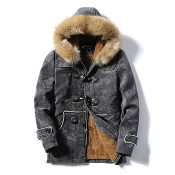 Men Fleece Lovers Jackets and Coats Jaqueta Masculina Men's Casual Slim Fit Outwear Veste Homme Jackets BL