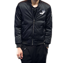 Men Floral Cotton Padded Jackets and Coats Jaqueta Masculina Men's Casual Slim Fit Veste Homme Jackets BL