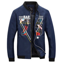 Men Floral Zipper Jackets Coats Outwear Jaqueta Masculina Men Casual Slim Fit Large Size Veste Homme Jackets BL