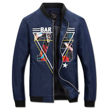 Men Floral Zipper Jackets Coats Outwear Jaqueta Masculina Men Casual Slim Fit Large Size Veste Homme Jackets BL