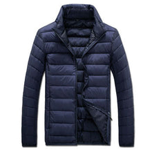 Men Jackets and Coats Jaqueta Masculina Overcoat Men's Casual Slim Fit Large Size Zipper Stand Collar Jacket BL