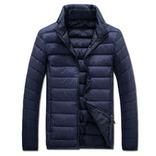 Men Jackets and Coats Jaqueta Masculina Overcoat Men's Casual Slim Fit Large Size Zipper Stand Collar Jacket BL