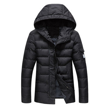 Men Jackets and Coats Parkas Jaqueta Masculina Men's Casual Slim Fit Cotton Hooded Veste Homme Jackets BL