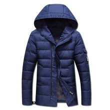 Men Jackets and Coats Parkas Jaqueta Masculina Men's Casual Slim Fit Cotton Hooded Veste Homme Jackets BL