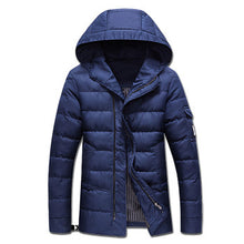 Men Jackets and Coats Parkas Jaqueta Masculina Men's Casual Slim Fit Cotton Hooded Veste Homme Jackets BL