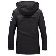 Men Jackets and Coats Veste Homme Parkas Jaqueta Jackets Men's Casual Slim Fit Wadded Men Hooded Coat S- BL