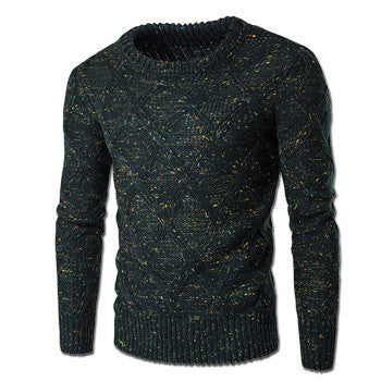 Men Knitted Sweaters and Pullovers Hombre Men's Casual Slim Fit Long Sleeved O Neck Sweaters Outwear Hombre BL